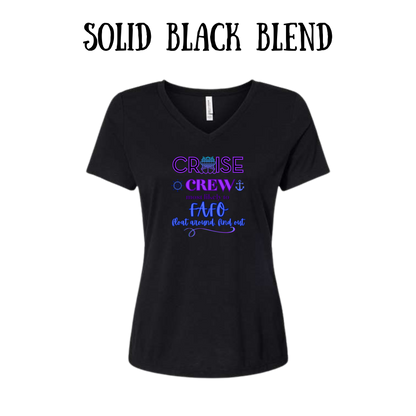 VP - Cruise Crew FAFO - Women's V-Neck - Assorted Colors