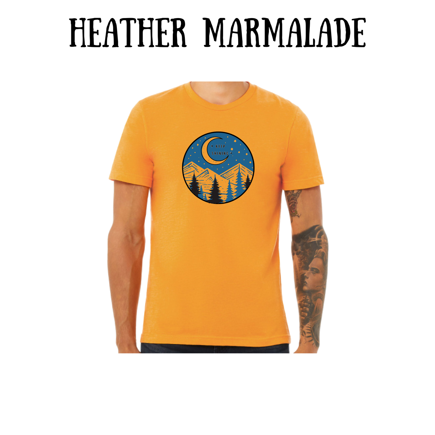 OP - Keep Shining - Unisex Tee - Yellows, Oranges, Reds