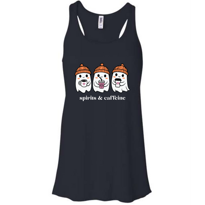 HP - Spirits & Caffeine - Women's Flowy Racerback Tank