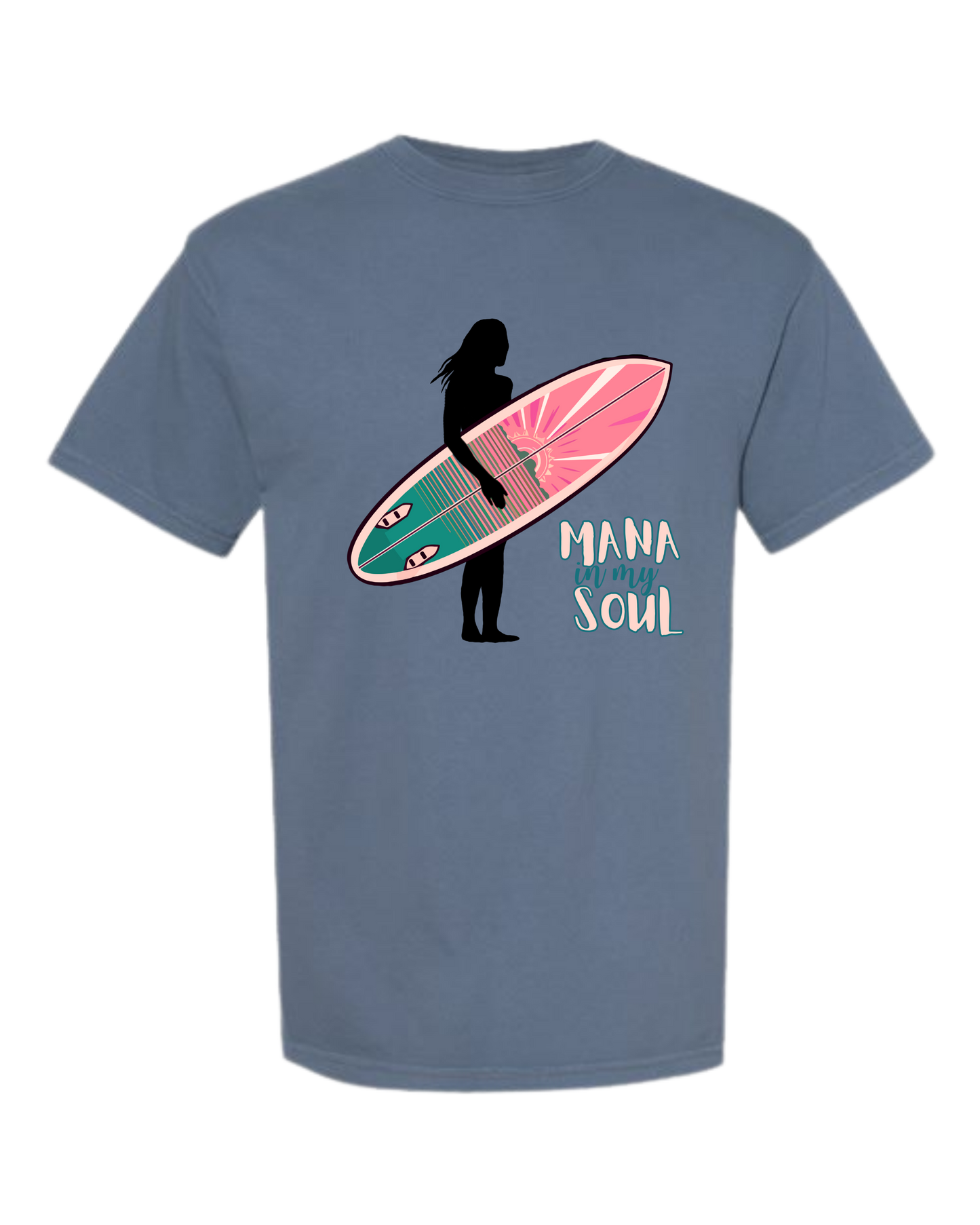 Mana in My Soul - Comfort Colors - Heavyweight Unisex Tee - Blues