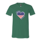 One Nation One Heart - Bella+Canvas - Unisex V-Neck - Assorted Colors