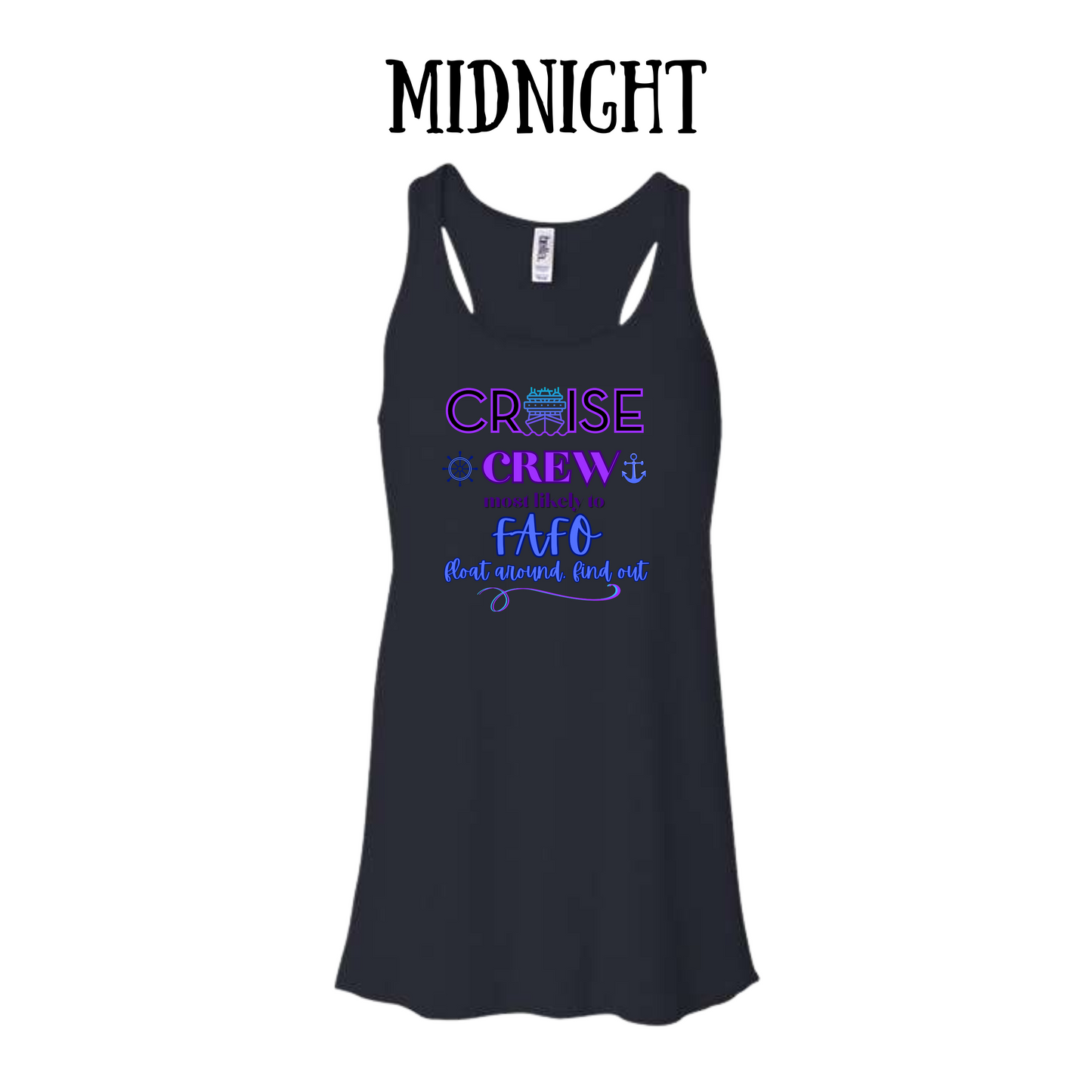 VP - Cruise Crew FAFO - Women's Flowy Racerback Tank