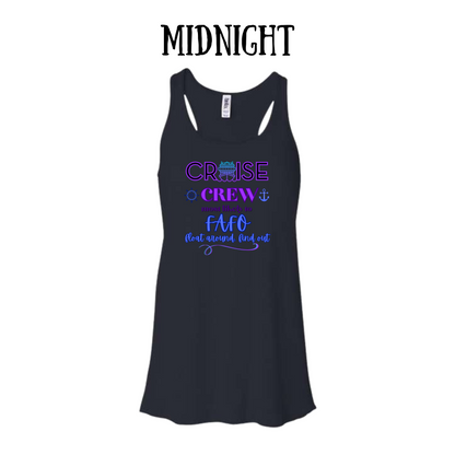 VP - Cruise Crew FAFO - Women's Flowy Racerback Tank