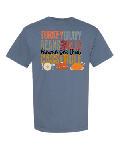 Let Me See That Casserole - Comfort Colors - Heavyweight Unisex Tee - Blues