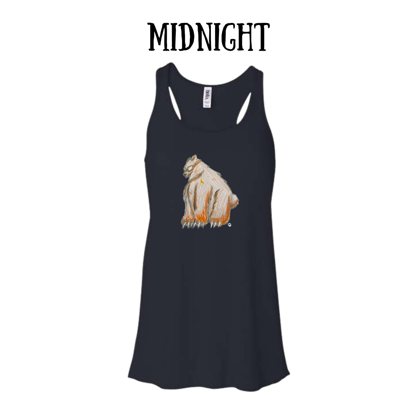 AC - Muscle Bear - Women's Flowy Racerback Tank