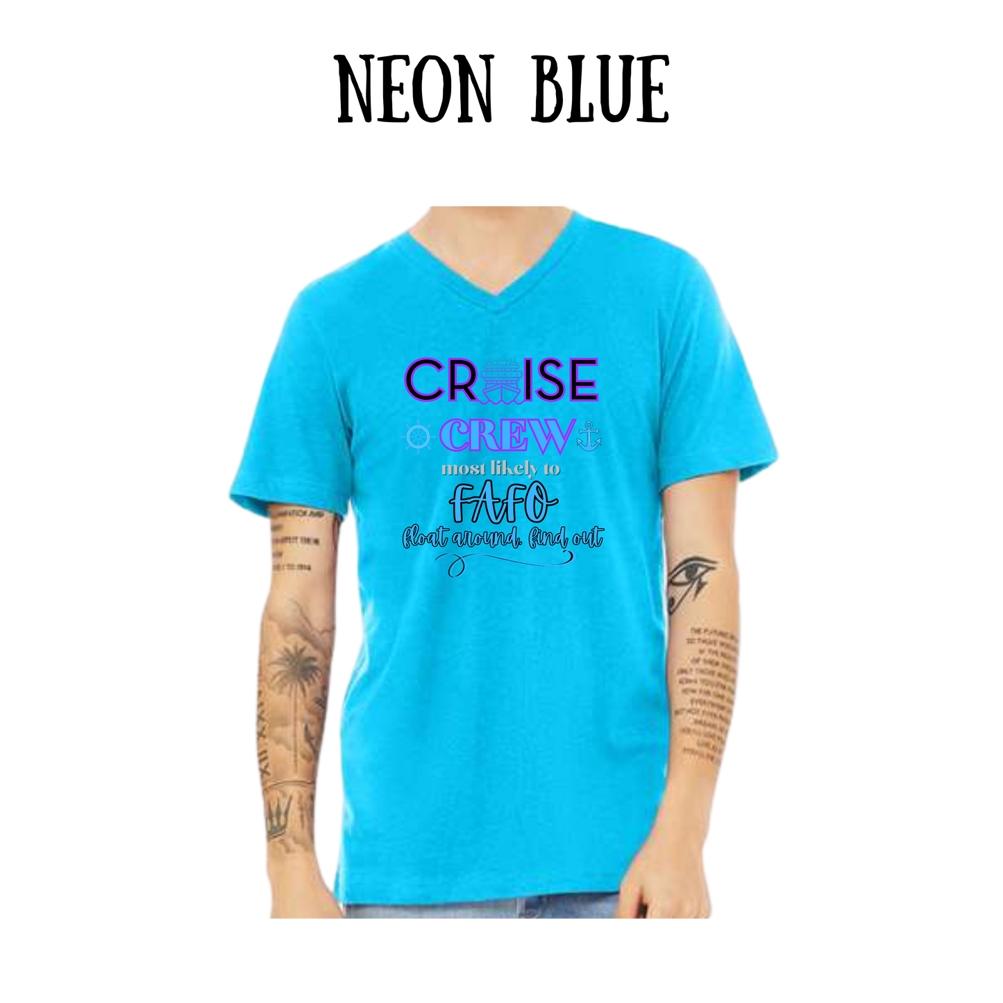 VP - Cruise Crew FAFO - Unisex V-Neck - Assorted Colors
