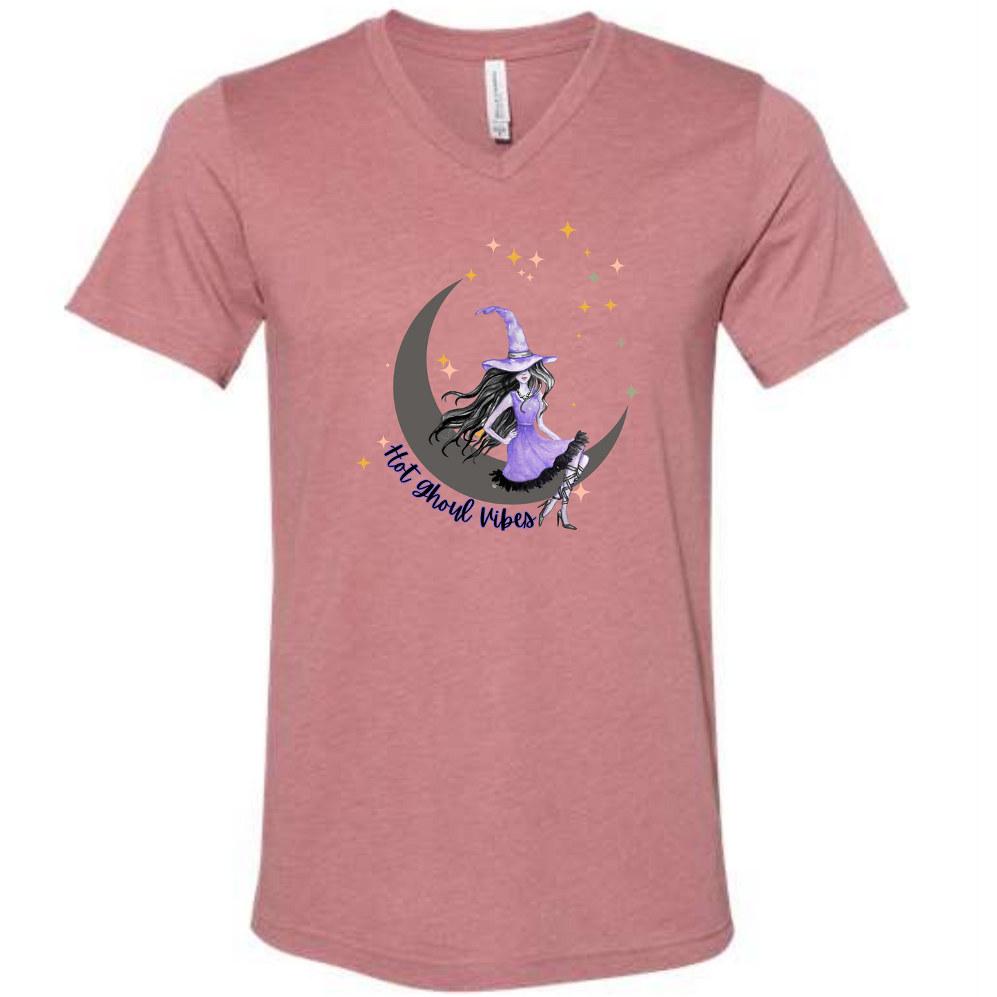 Hot Ghoul Vibes - Unisex V-Neck - Assorted Colors