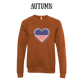 PP - One Nation One Heart - Sponge Fleece Raglan Sweatshirt - Assorted Colors