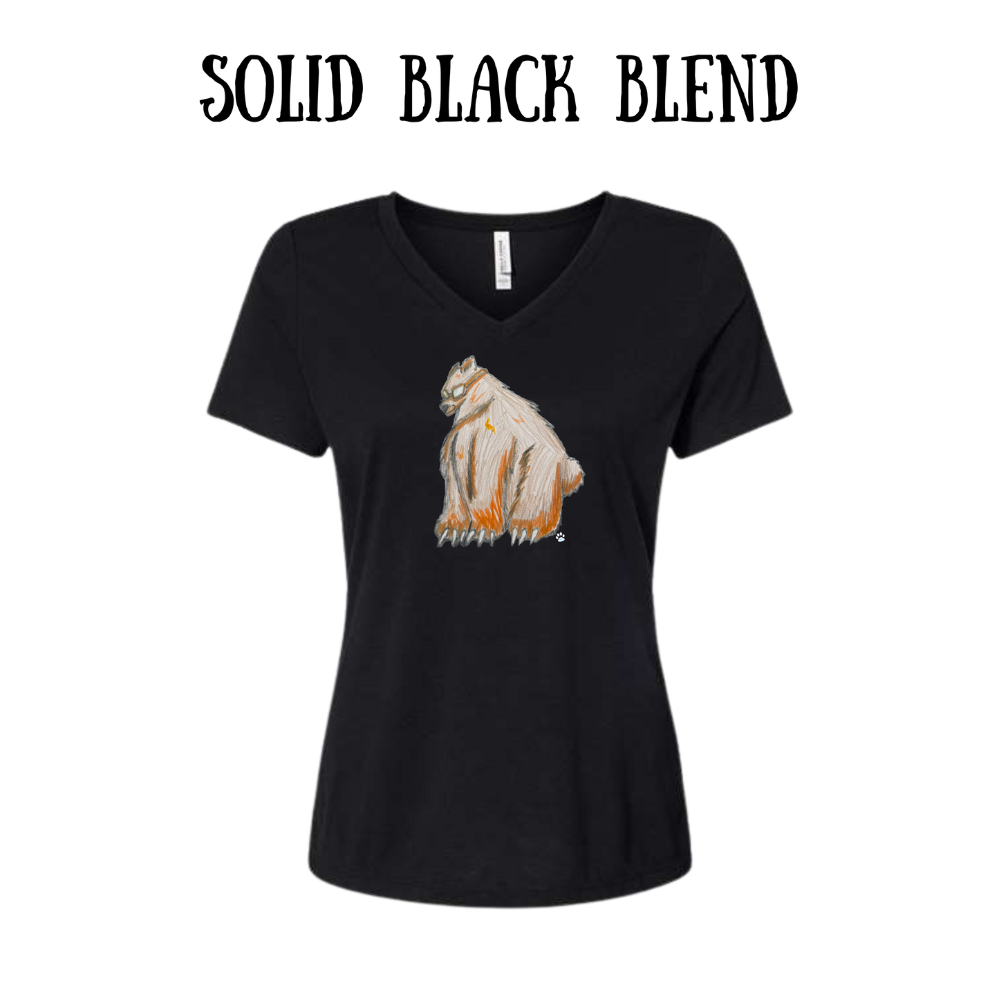 AC - Muscle Bear - Women's V-Neck - Assorted Colors