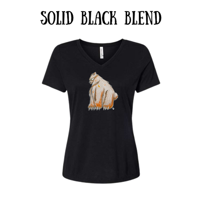 AC - Muscle Bear - Women's V-Neck - Assorted Colors