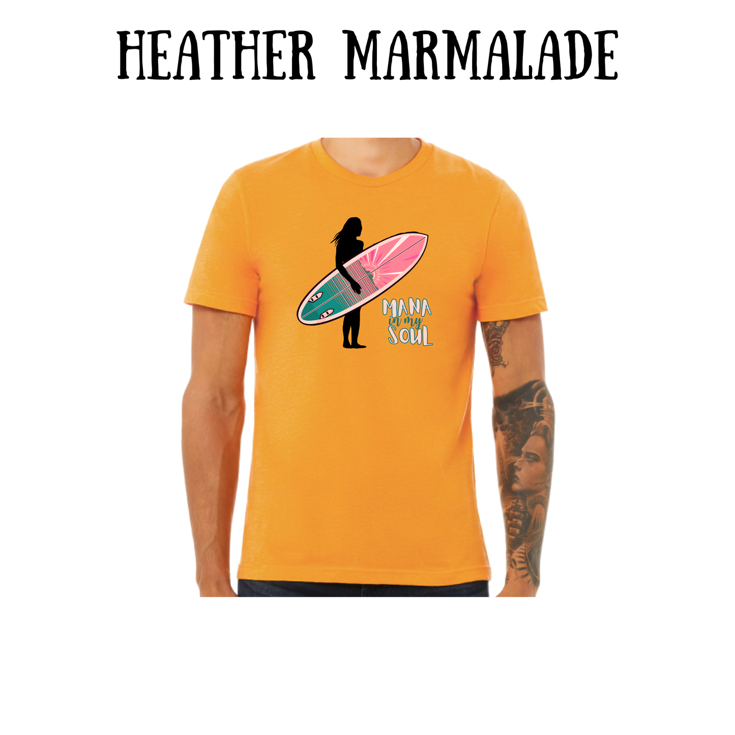 VP - Mana in My Soul - Unisex Tee - Yellows, Oranges, Reds