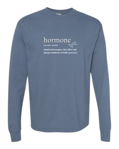 Hormone - Comfort Colors - Heavyweight Long Sleeve Tee - Blues & Greens