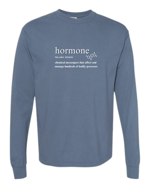 Hormone - Comfort Colors - Heavyweight Long Sleeve Tee - Blues & Greens