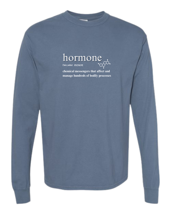 Hormone - Comfort Colors - Heavyweight Long Sleeve Tee - Blues & Greens