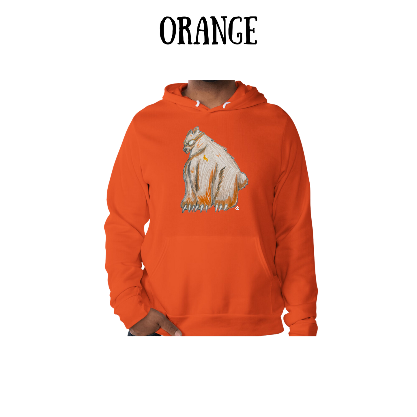 AC - Muscle Bear - Sponge Fleece Hoodie - Assorted Colors