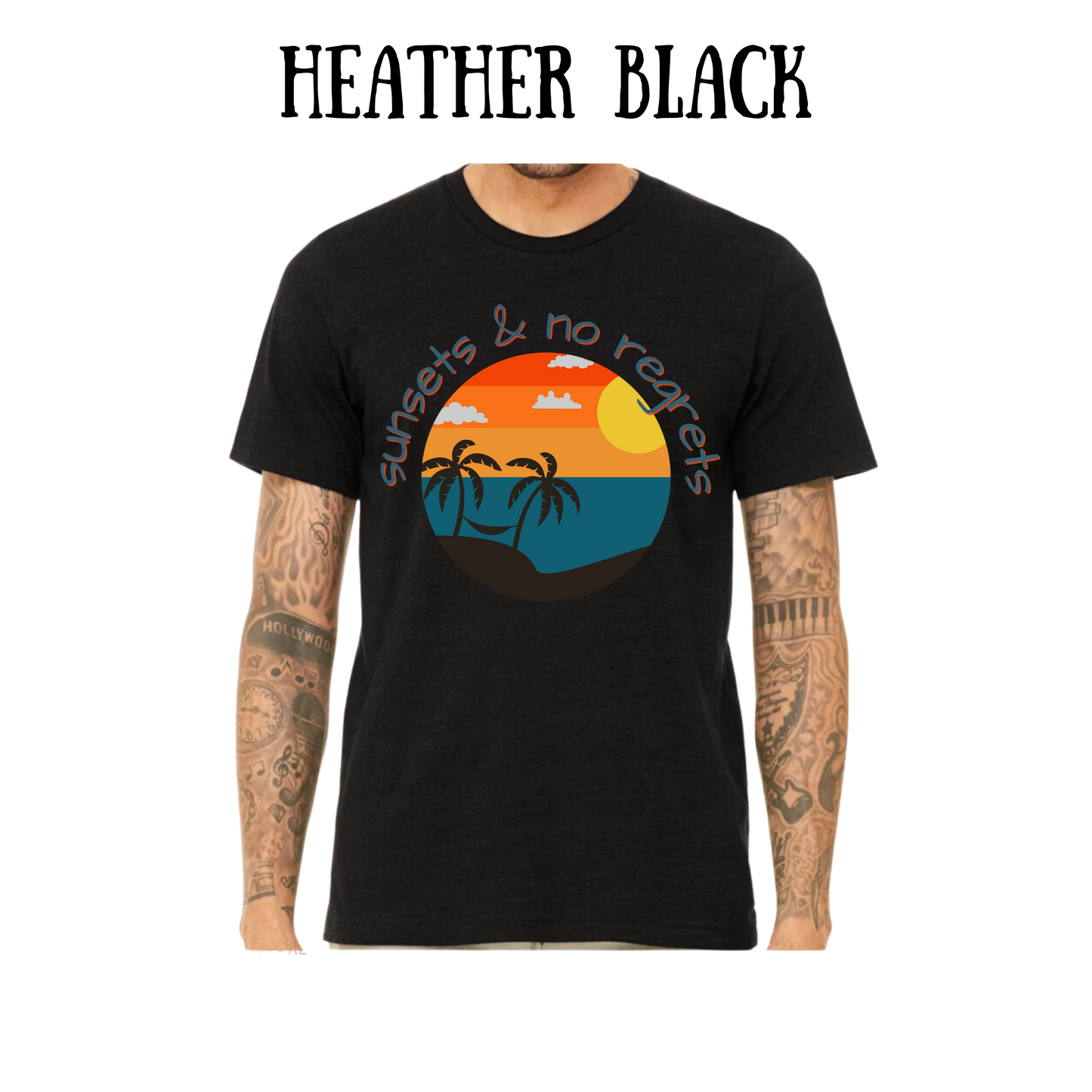 VP - Sunsets & No Regrets - Unisex Tee - Blues