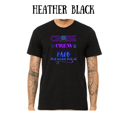 VP - Cruise Crew FAFO - Unisex Tee - Blues