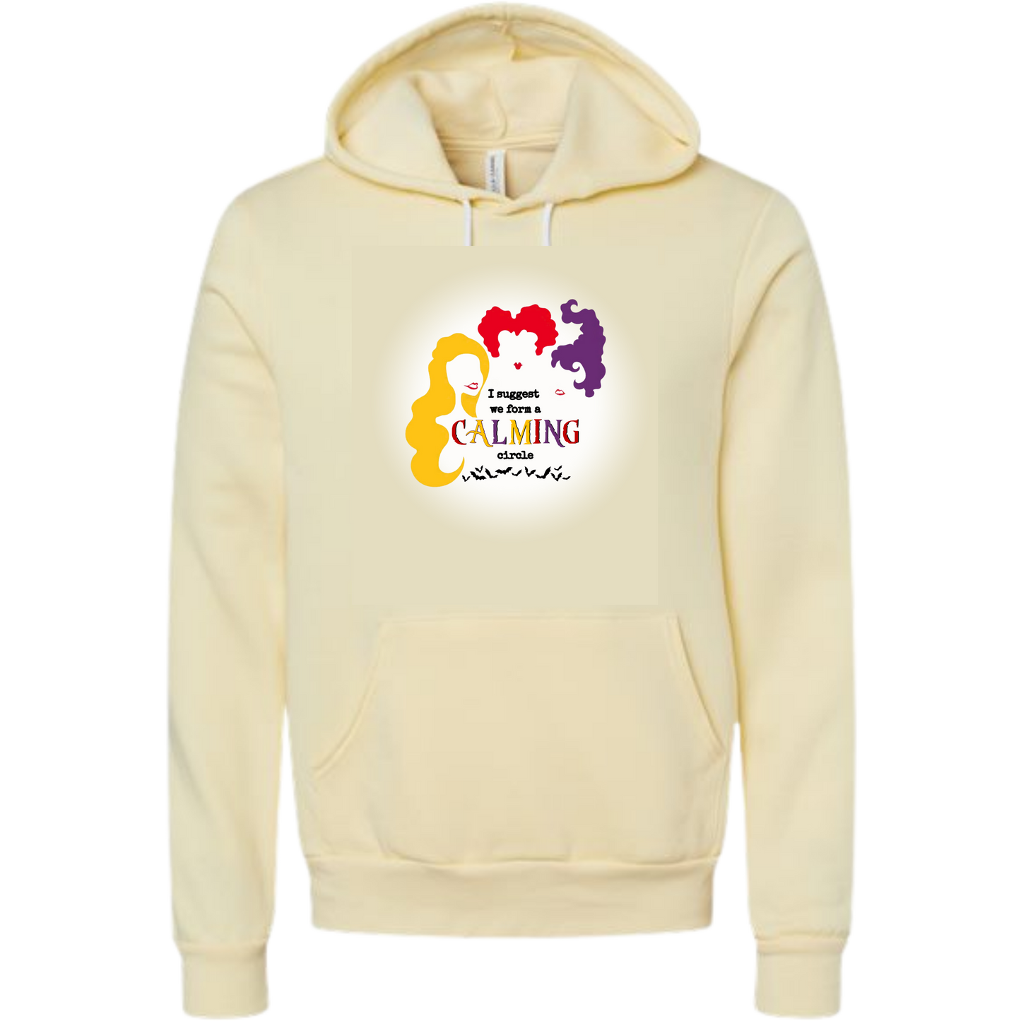 Calming Circle - Sponge Fleece Hoodie - Greens, Neutrals