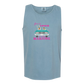 Get in Loser We're Playing Mahjong - Comfort Colors - Unisex Tank - Neutral Colors & Blues