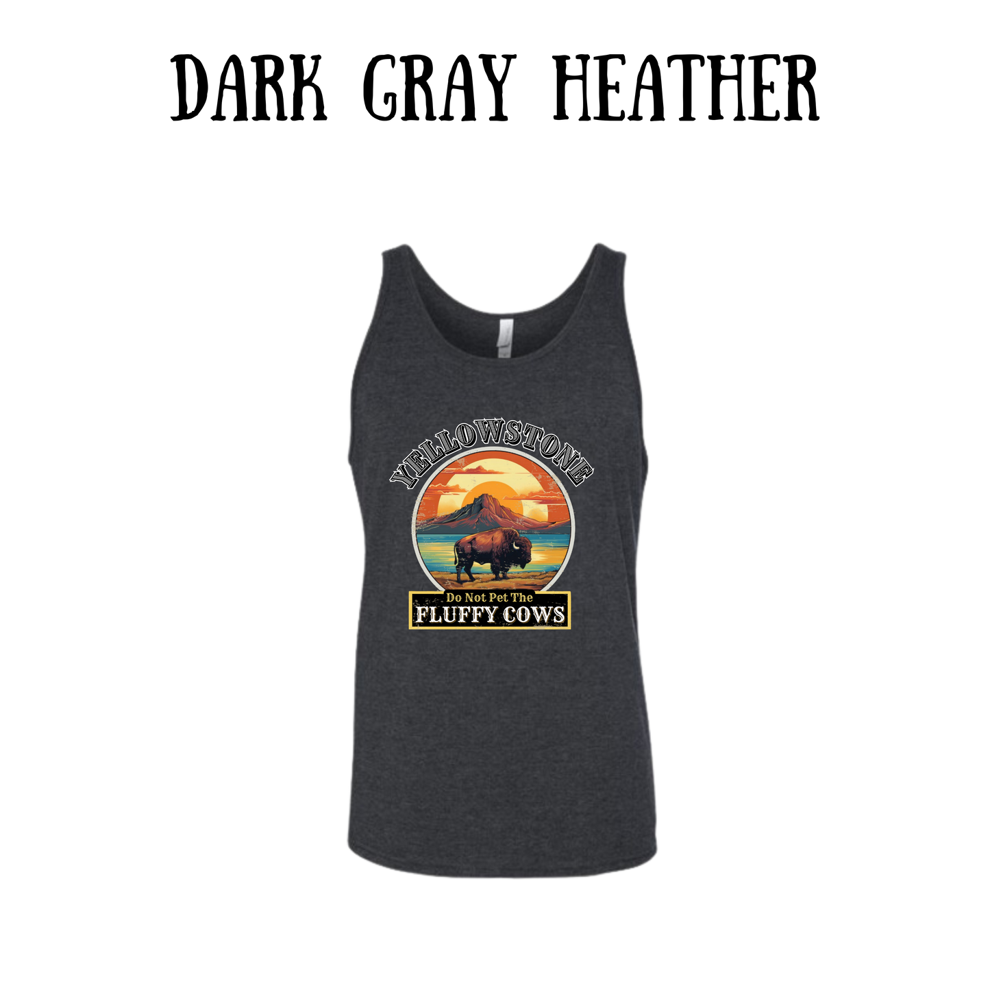 CP - Yellowstone: Fluffy Cows - Unisex Tank