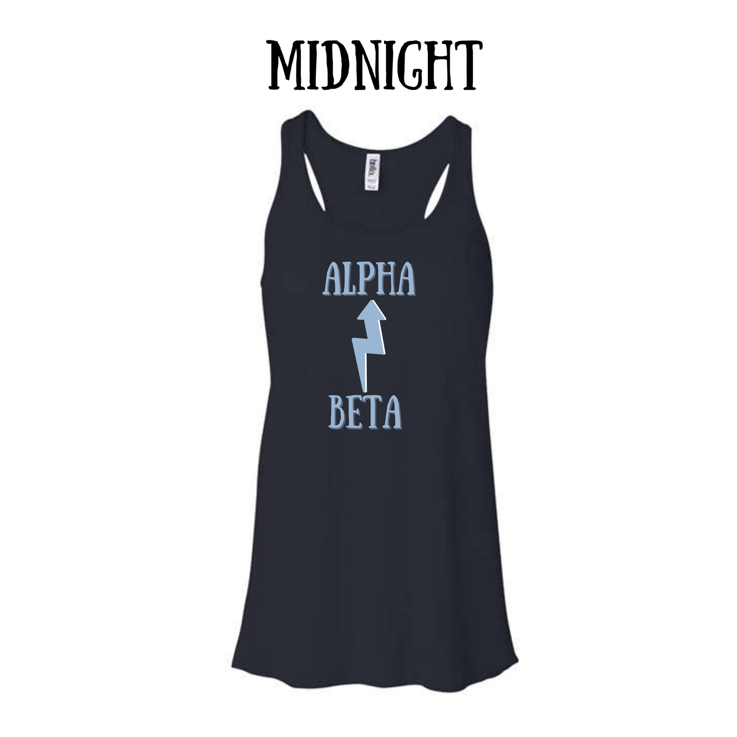 BP - Beta to Alpha - Women's Flowy Racerback Tank