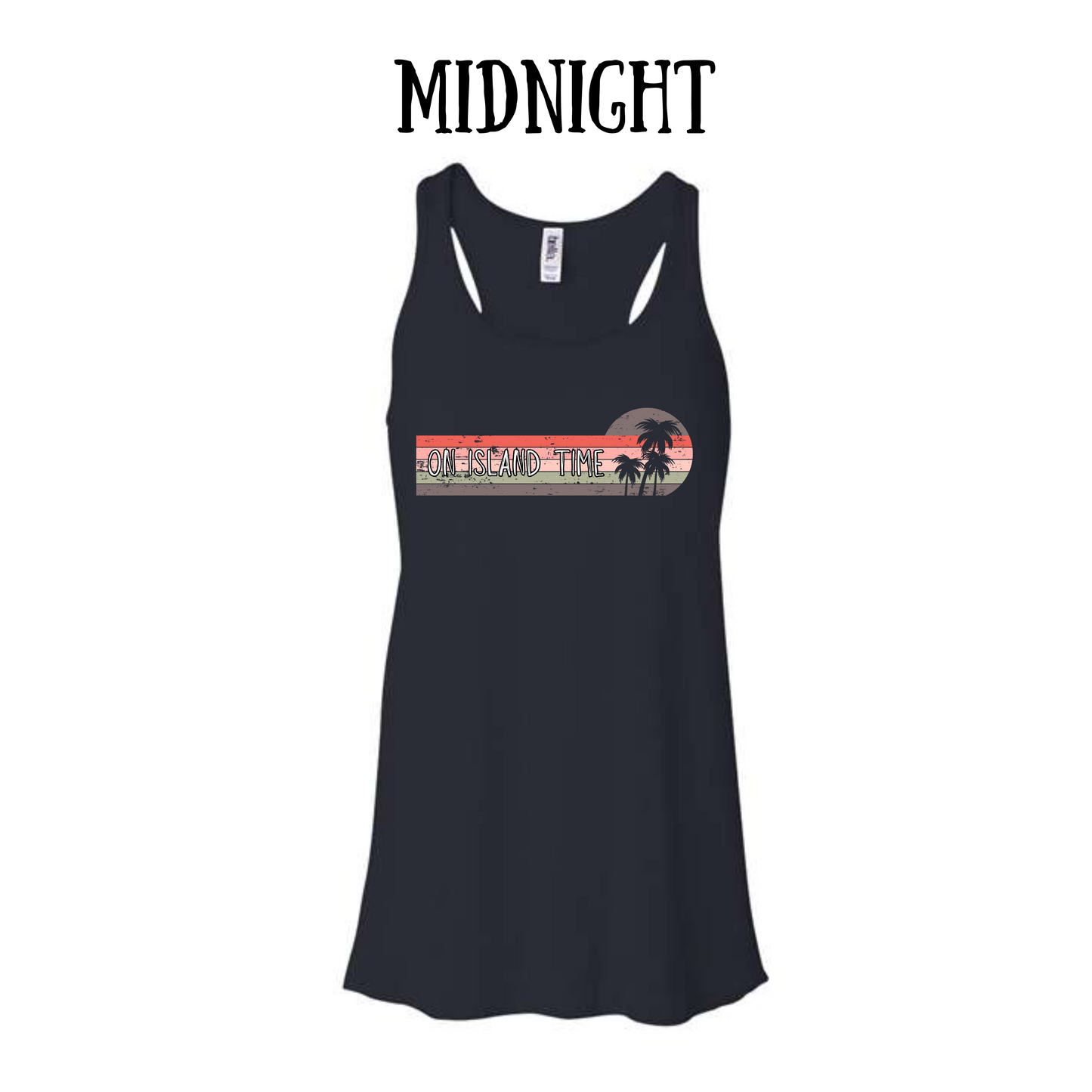 VP - On Island Time - Women's flowy racerback Tank