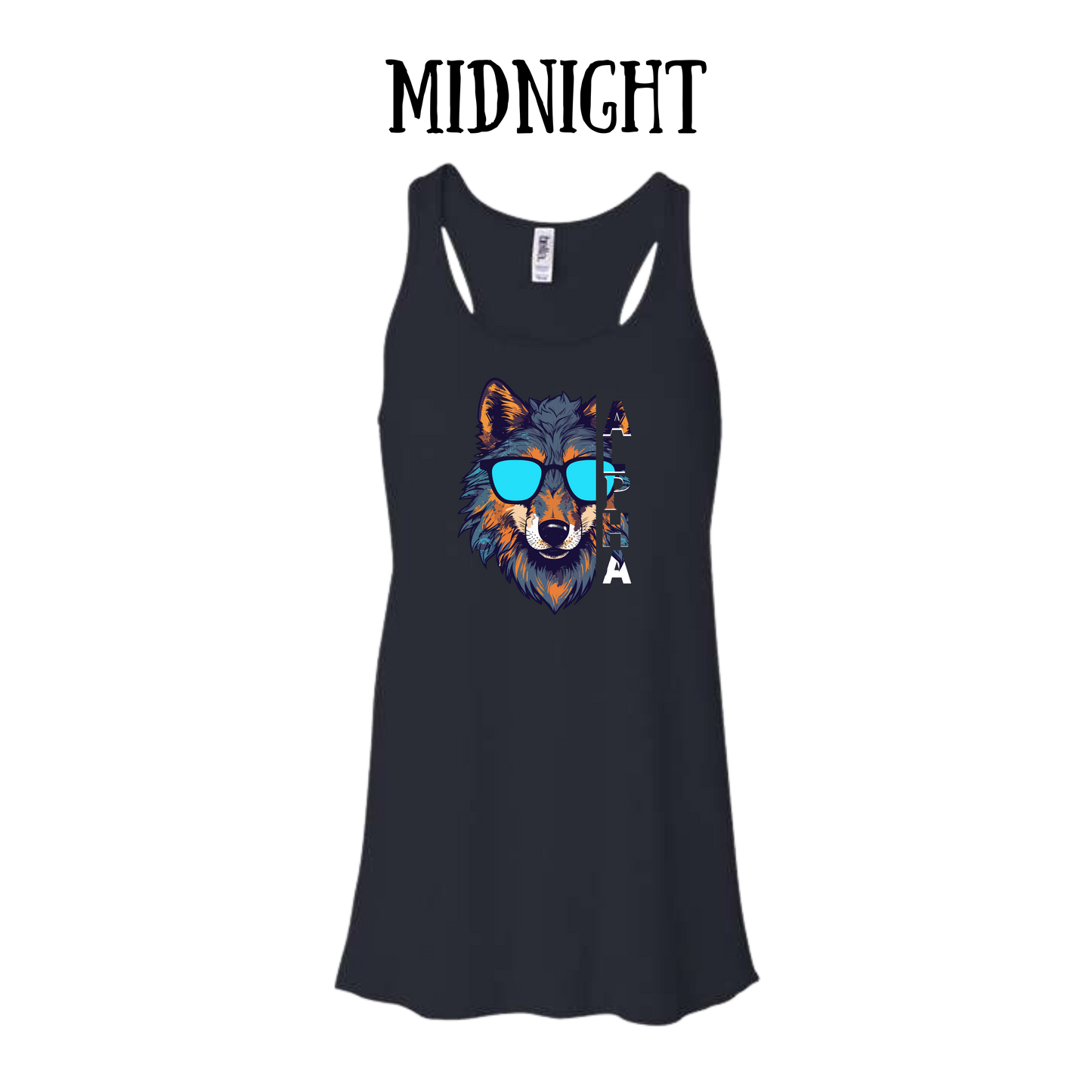 BP - Alpha - Women's Flowy Racerback Tank