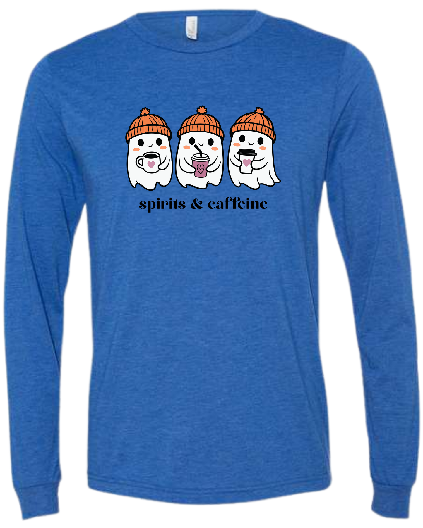 Spirits & Caffeine - Unisex Long Sleeve - Assorted Colors