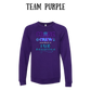 VP - Cruise Crew FAFO - Sponge Fleece Raglan Sweatshirt - Blues, Purples