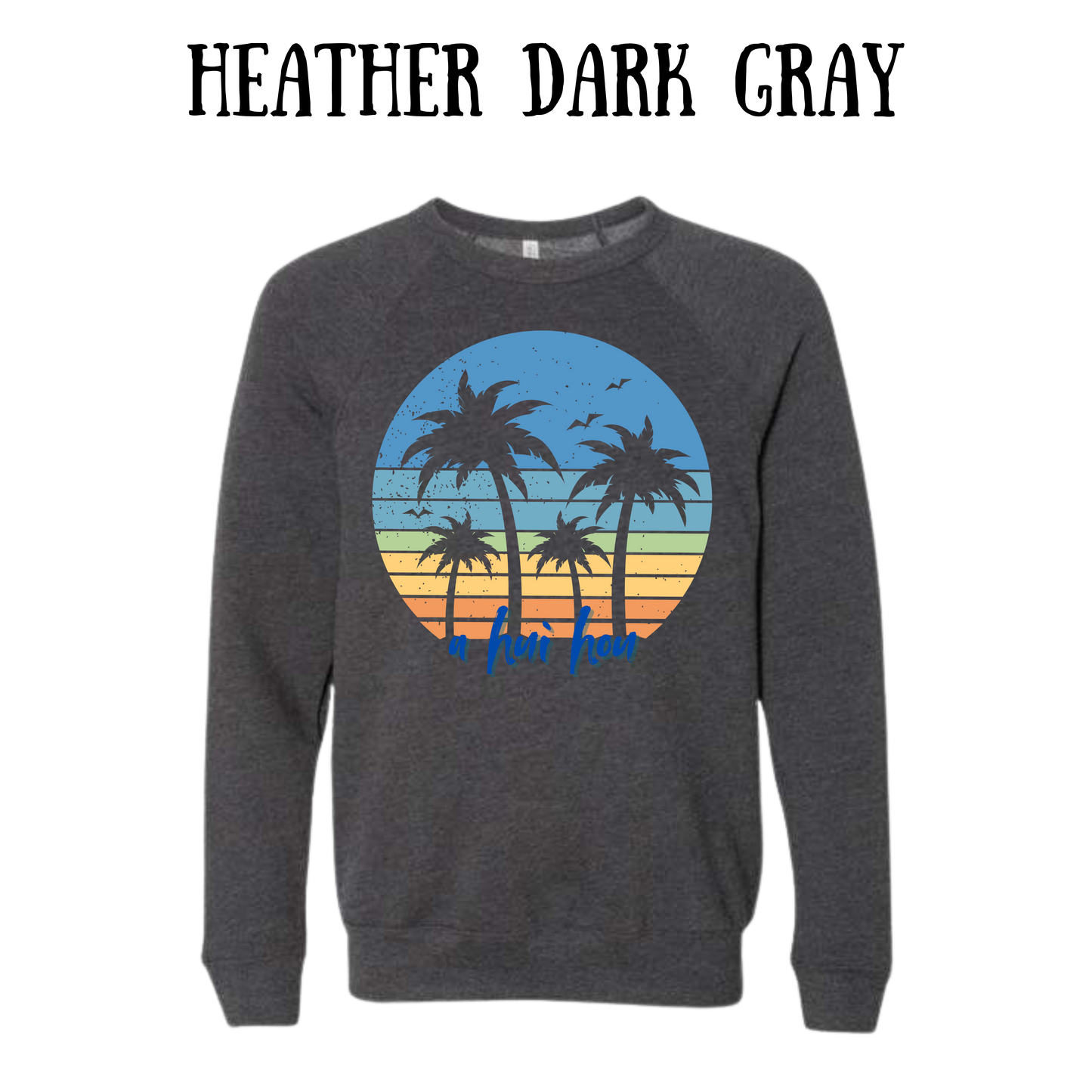 VP - A Hui Hou  - Sponge Fleece Raglan Sweatshirt - Greens, Neutrals