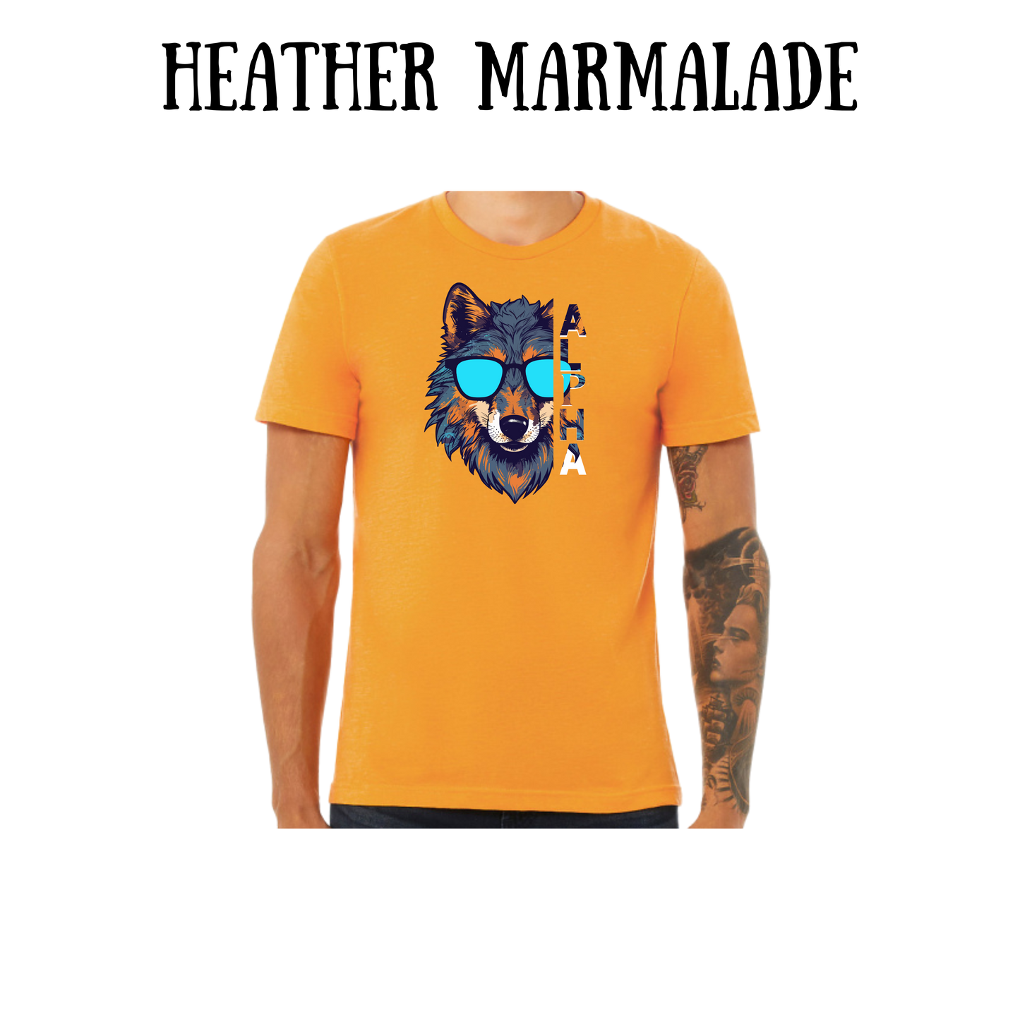 BP - Alpha - Unisex Tee - Yellows, Oranges, Reds