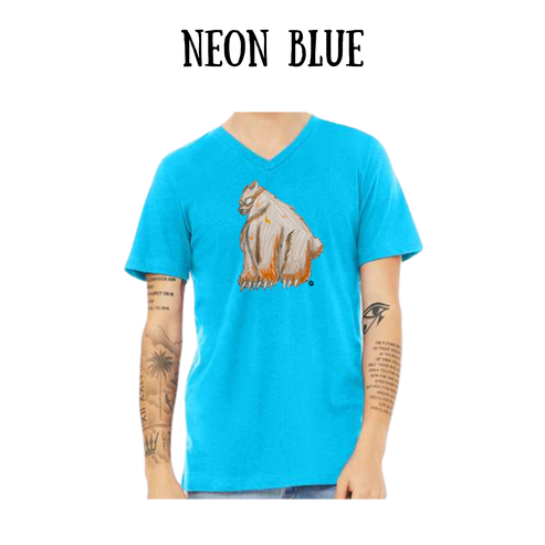 AC - Muscle Bear - Unisex V-Neck - Assorted Colors