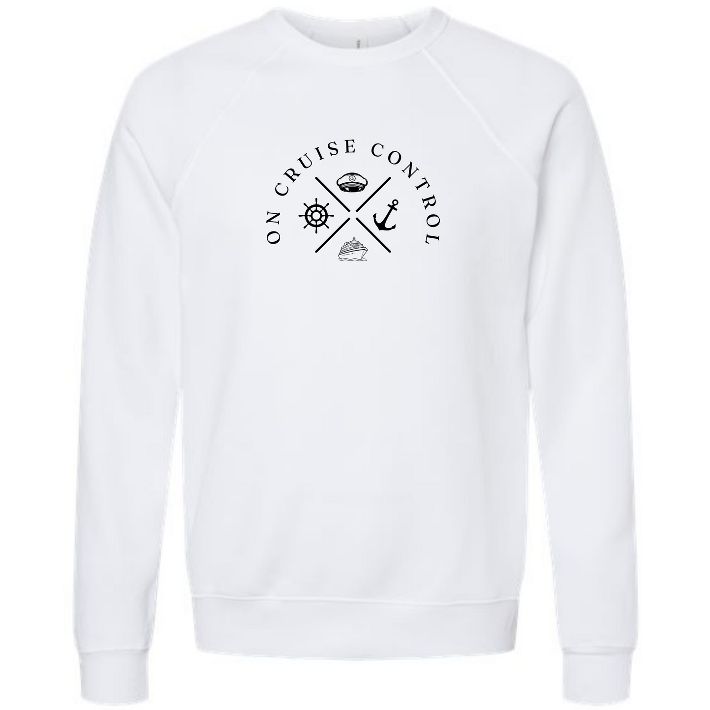 On Cruise Control - Sponge Fleece Raglan Sweatshirt - Assorted Colors