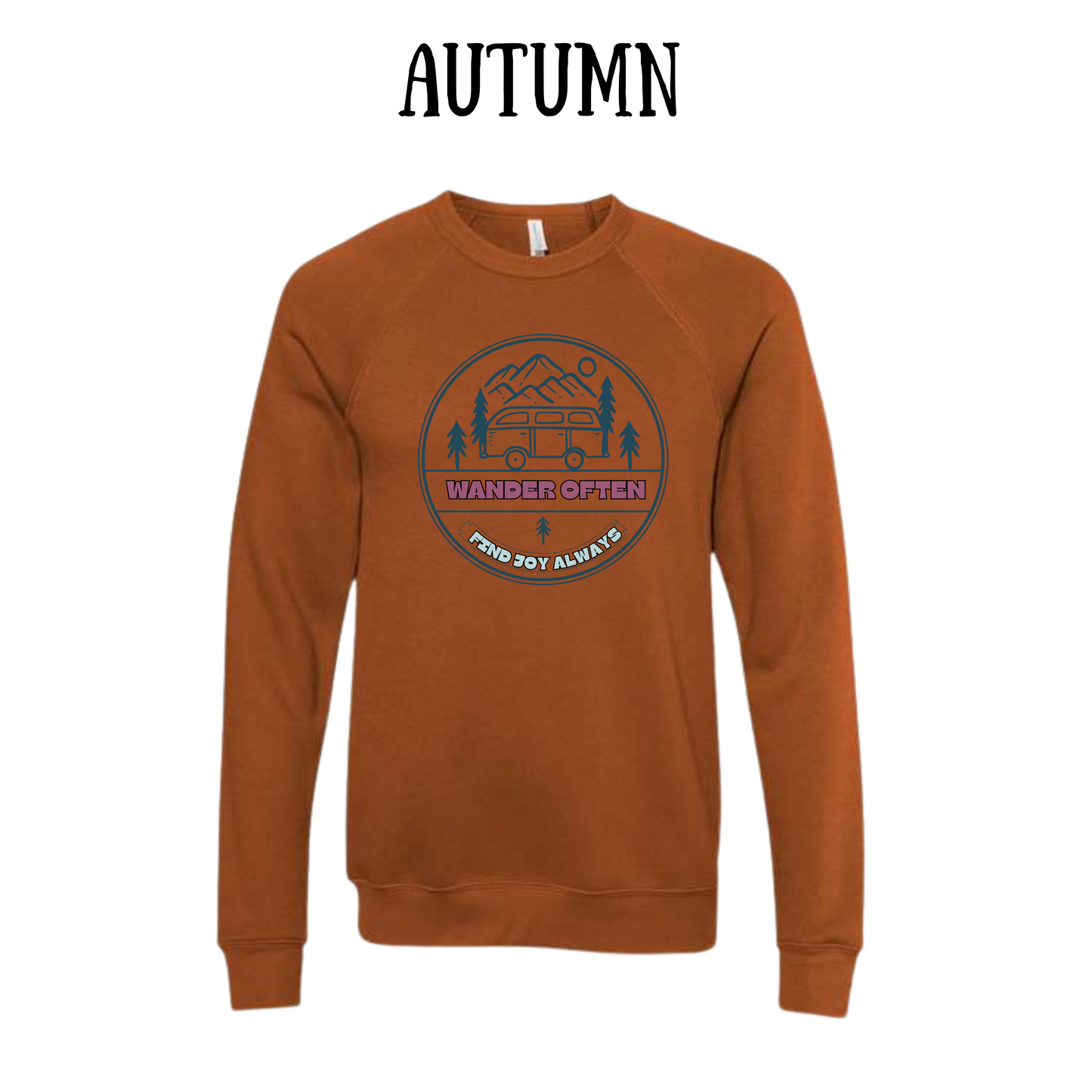 CP - Wander Often - Sponge Fleece Raglan Sweatshirt - Assorted Colors