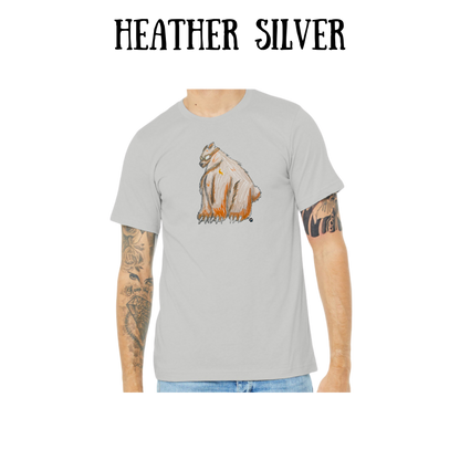 AC - Muscle Bear - Unisex Tee - Pinks, Purples, Neutrals