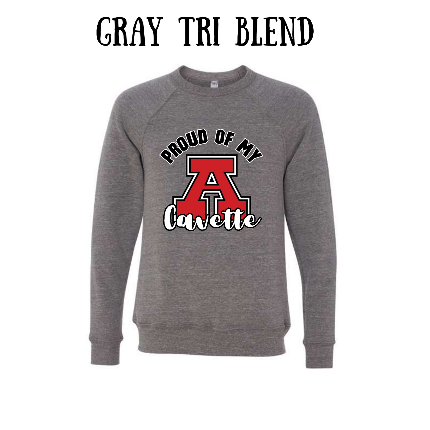 AFHS Cavettes - Sponge Fleece Raglan Sweatshirt - Neutrals