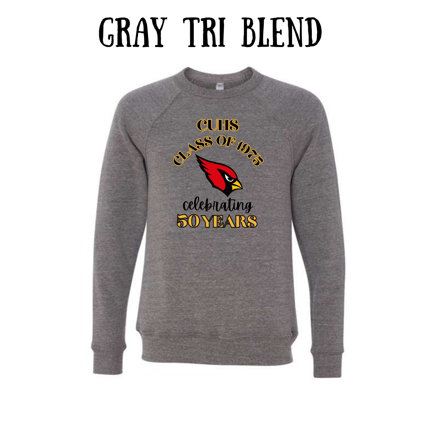 CUHS celebrating  - Sponge Fleece Raglan Sweatshirt - Neutrals