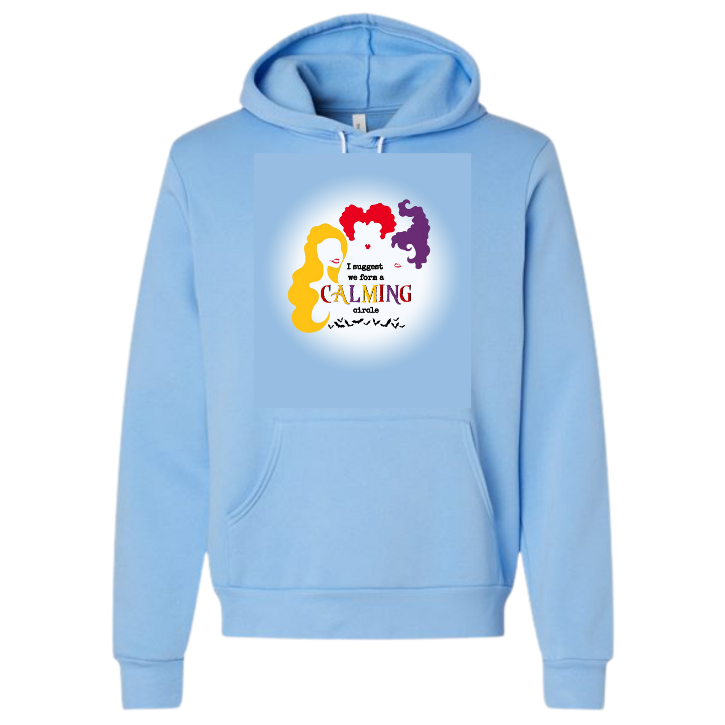 Calming Circle - Sponge Fleece Hoodie - Blues, Purples