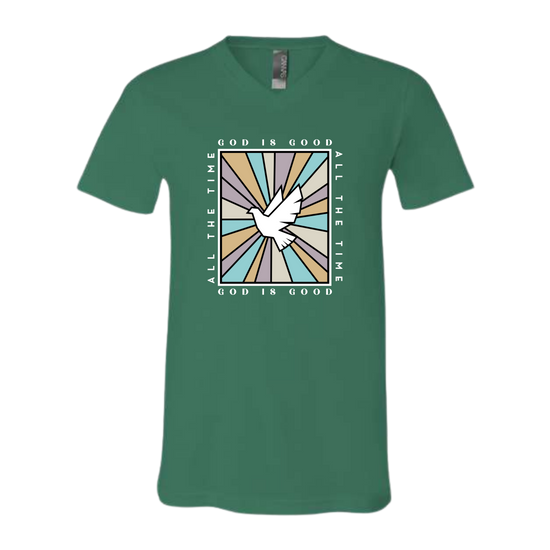 God Is Good - Bella+Canvas - Unisex V-Neck - Assorted Colors
