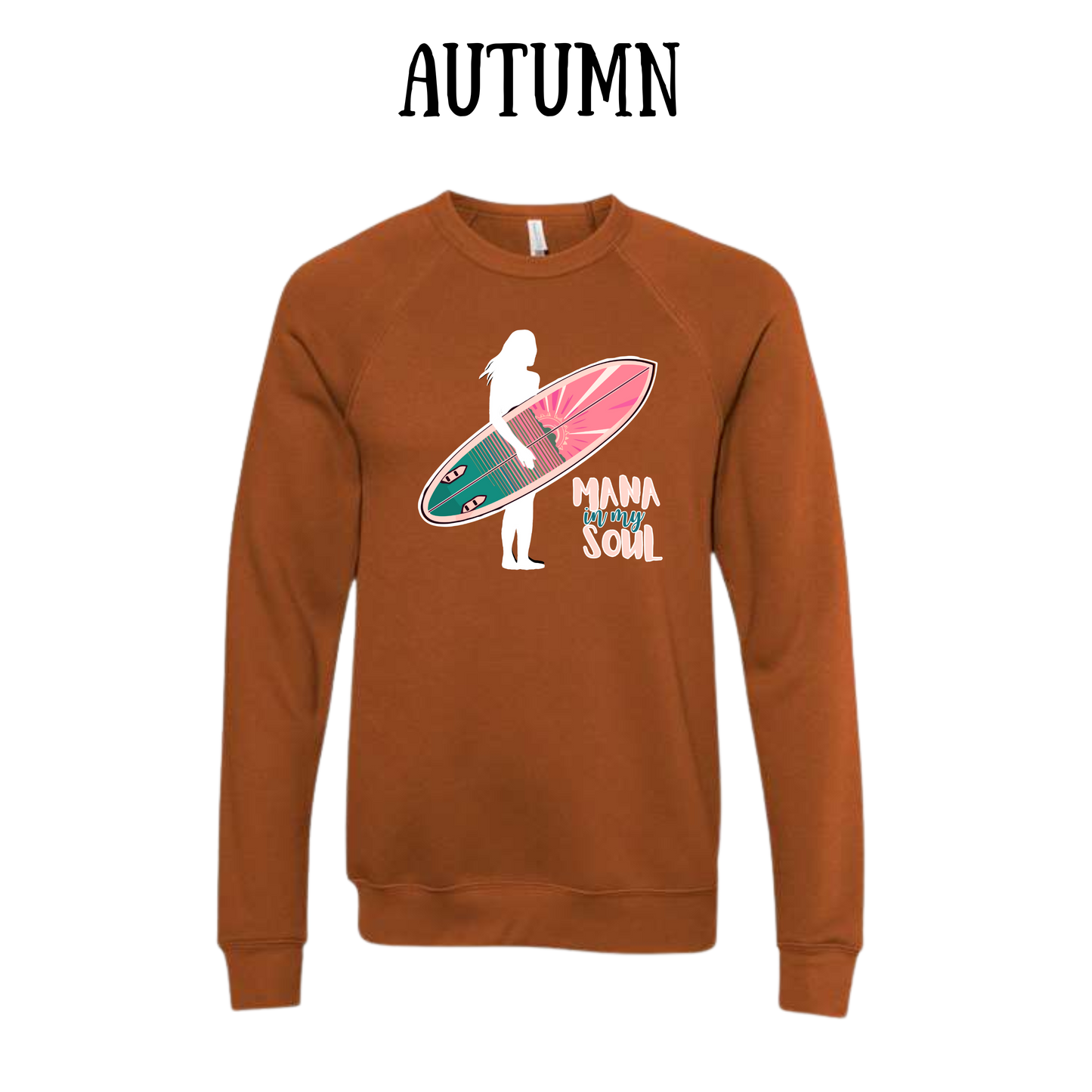 VP - Mana in My Soul - Sponge Fleece Raglan Sweatshirt - Assorted Colors