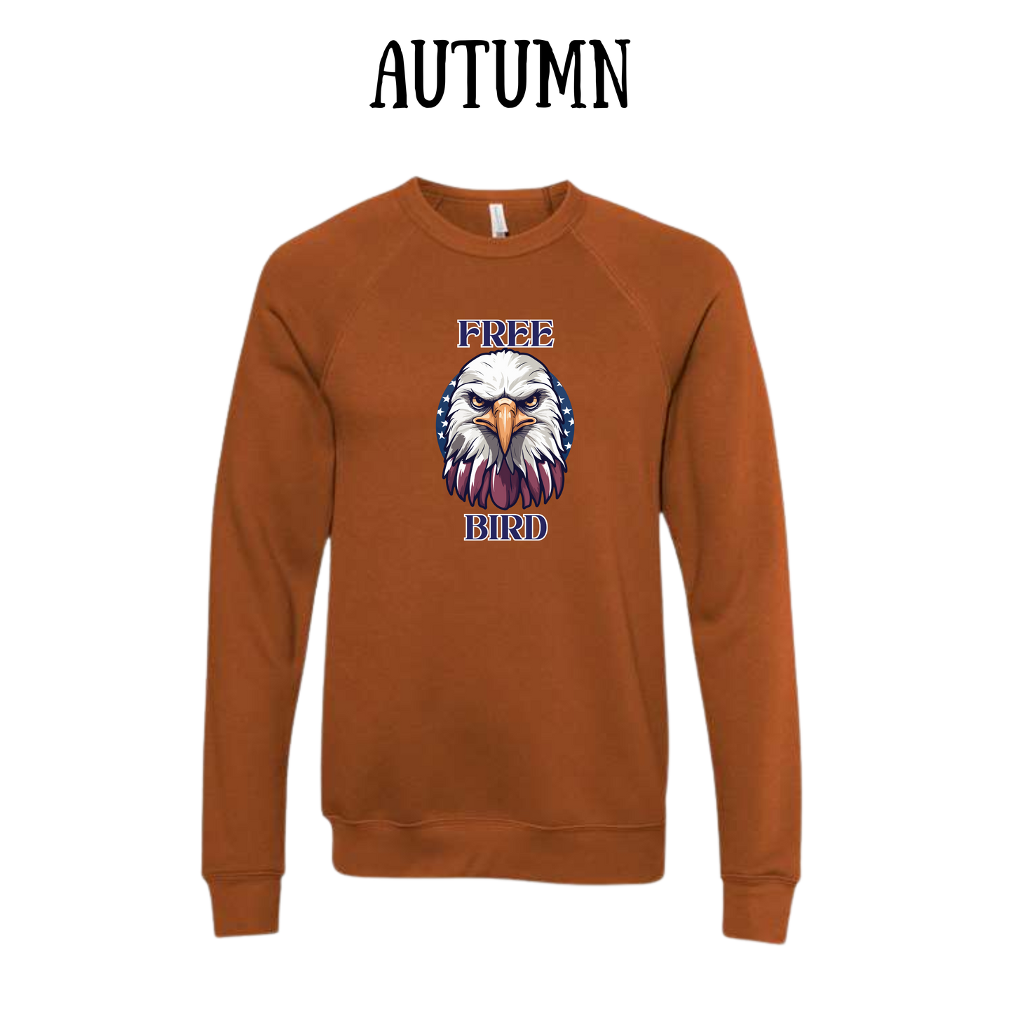 PP - Free Bird - Sponge Fleece Raglan Sweatshirt - Assorted Colors