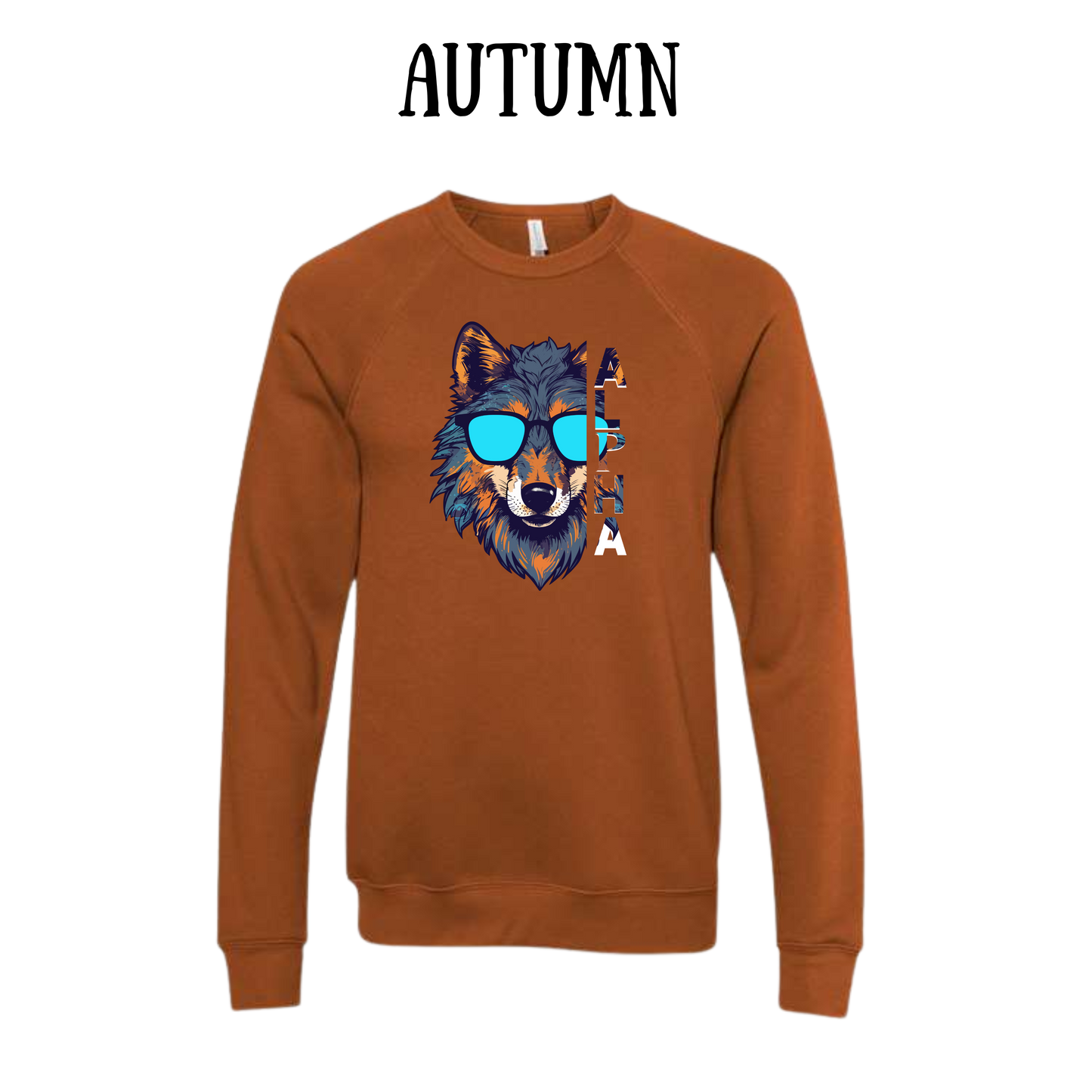 BP - Alpha - Sponge Fleece Raglan Sweatshirt - Assorted Colors