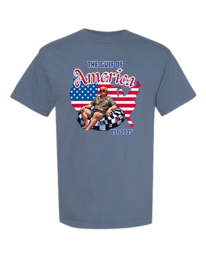 The Gulf of America - Comfort Colors - Heavyweight Unisex Tee - Blues