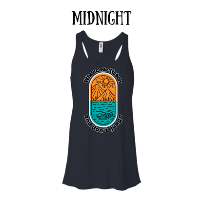 CP - Where We Listen and Don't Judge - Women's Flowy Racerback Tank