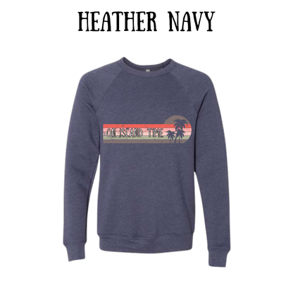 VP - On Island Time - Sponge Fleece Raglan Sweatshirt - Blues, Purples