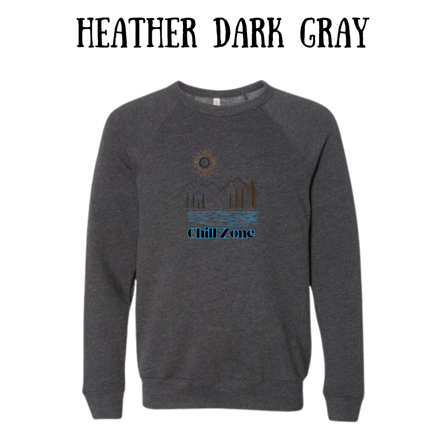 CP - Chill Zone - Sponge Fleece Raglan Sweatshirt - Greens, Neutrals