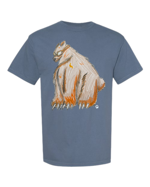 Muscle Bear - Comfort Colors - Heavyweight Unisex Tee - Blues