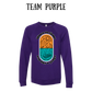 CP - Where We Listen and Don't Judge - Sponge Fleece Raglan Sweatshirt - Blues, Purples