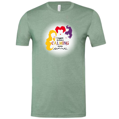 HP - Calming Circle - Unisex Tee - Browns and Greens