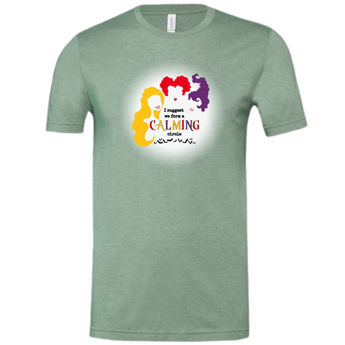 Calming Circle - Unisex Tee - Browns and Greens